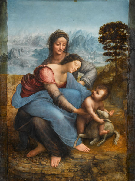 The Virgin and Child with St Anne van Leonardo da Vinci
