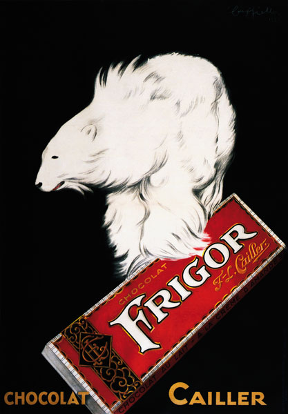 Frigor Chocolate Poster by Leonetto Cappiello van Leonetto Cappiello
