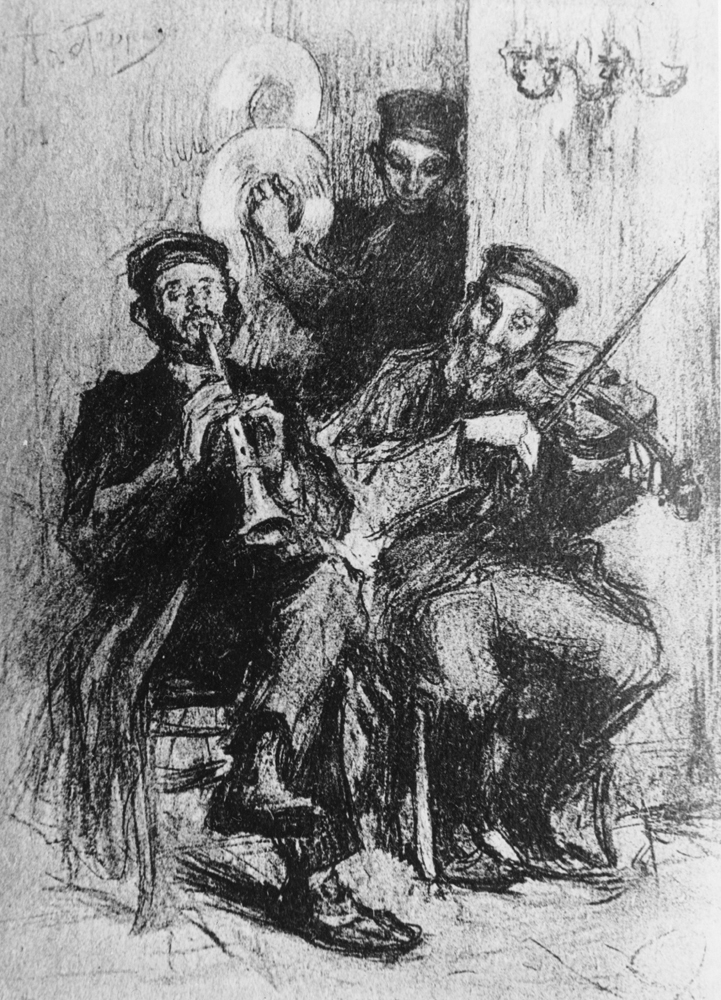 Jewish Musicians van Leonid Ossipowitsch Pasternak
