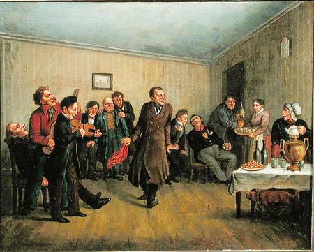 A merchant's evening party van Leonid Solomatkin