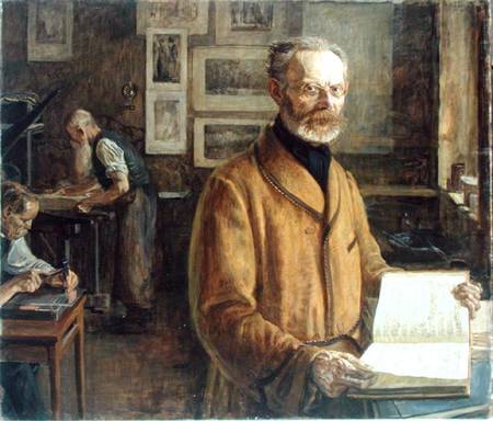 Friedrich Chrysander (1826-1901) van Leopold Karl Walter von Kalckreuth