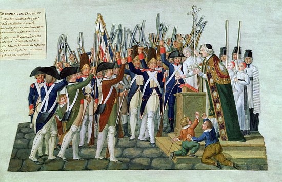 Oath of the Districts, February 1790 van Lesueur Brothers