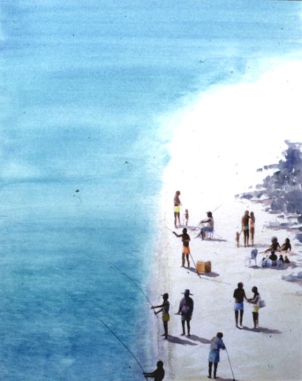 Birds-Eye Beach van Lincoln  Seligman