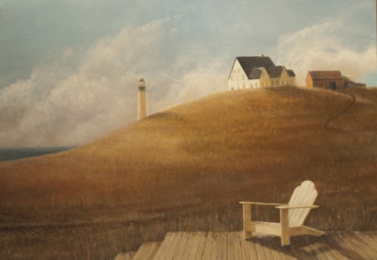 Maine Landscape van Lincoln  Seligman