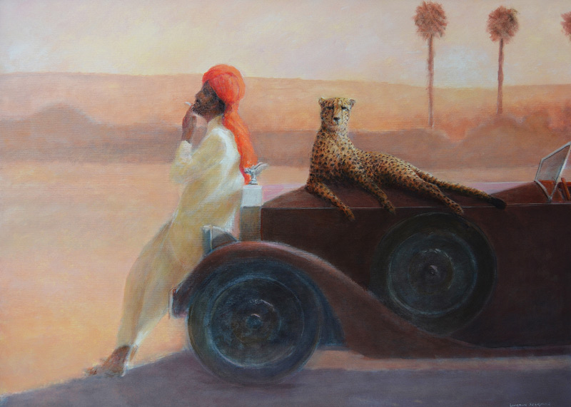 Cheetah on the Bonnet van Lincoln  Seligman