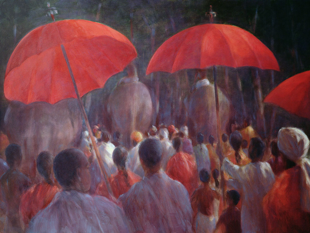 Parade (oil on canvas)  van Lincoln  Seligman