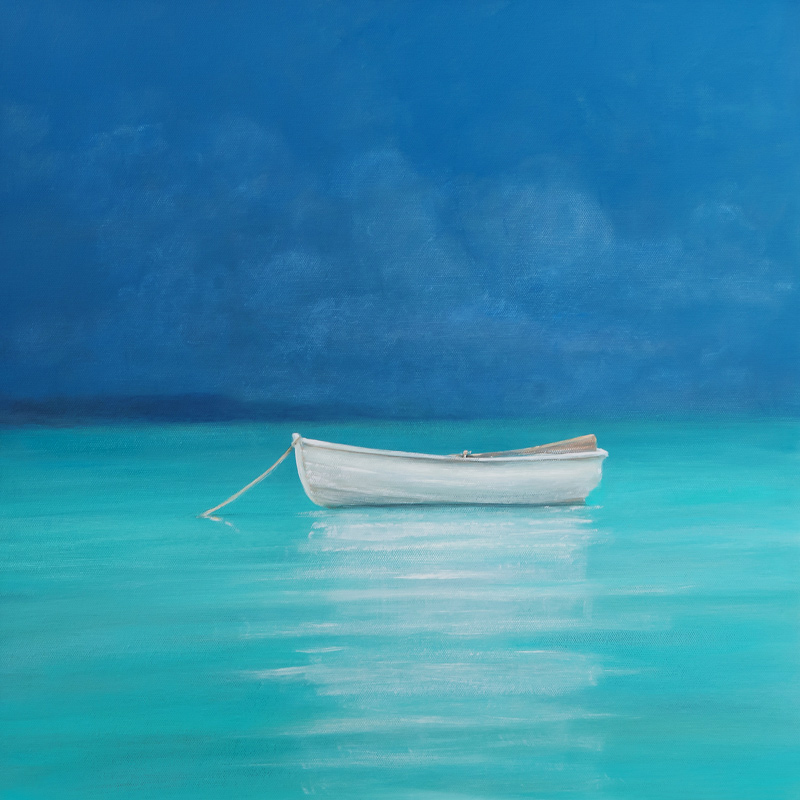 White boat, Kilifi van Lincoln  Seligman