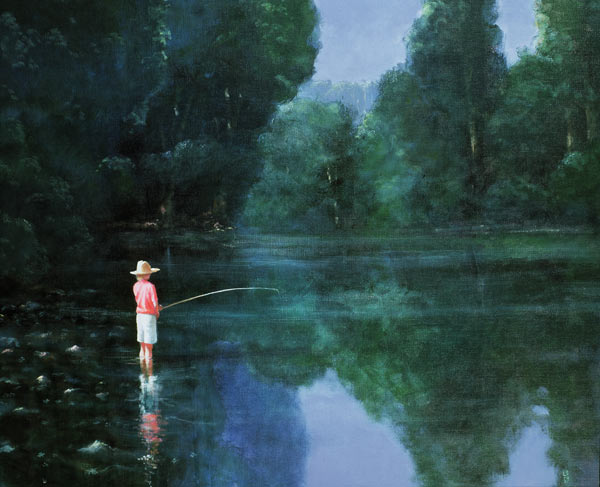 Child Fishing, 1989  van Lincoln  Seligman