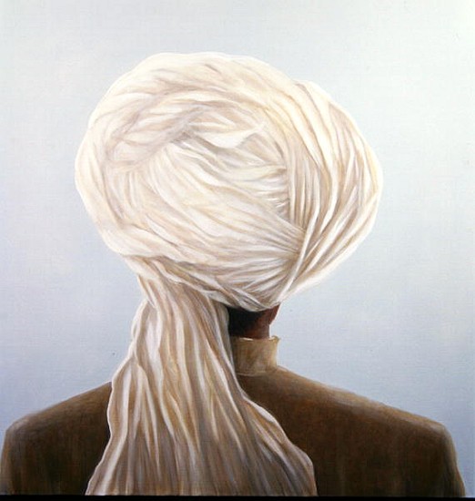 White Turban (oil on canvas)  van Lincoln  Seligman