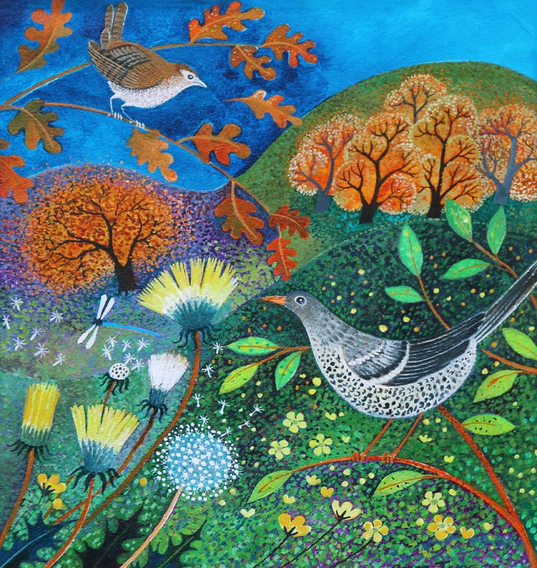 Garden Birds van Lisa Graa Jensen