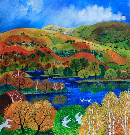 Terns over Rydal Water