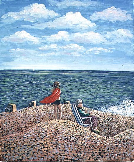 A Windy Day, 1984 (panel)  van Liz  Wright