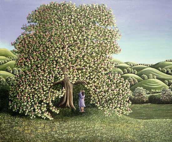 Chestnut Tree and Lovers, 1986  van Liz  Wright