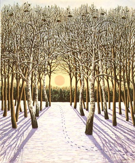Footsteps in the Snow, 1989  van Liz  Wright