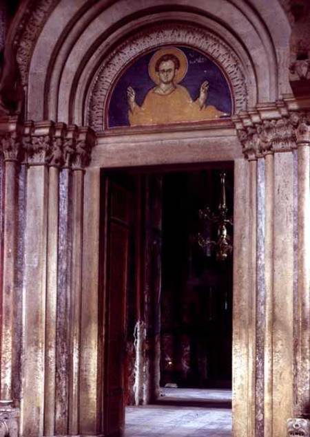 Christ Pantocrator, from the portal tympanum van Longin