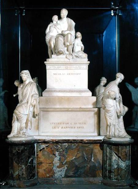 Monument to Nicolas Demidoff (1773-1828) van Lorenzo Bartolini