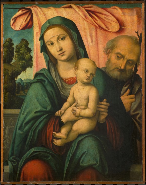 The Holy Family van Lorenzo Costa