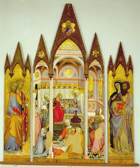 Panel from the door of the reliquary of Santa Maria della Scala depicting scenes of the Passion of C van Lorenzo di Pietro Vecchietta