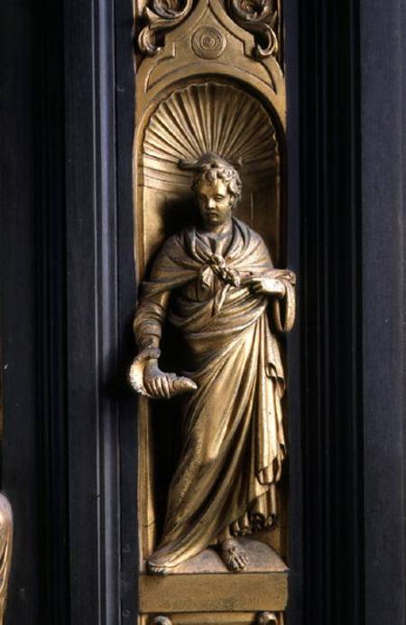 Statuette of an Old Testament Prophet from the frame of the Gates of Paradise (East doors) van Lorenzo  Ghiberti
