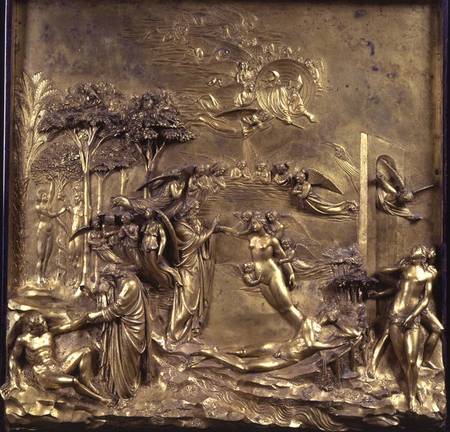 The Story of Adam: the Creation of Adam and Eve, the Temptation and the Expulsion from the Garden, o van Lorenzo  Ghiberti