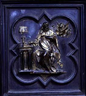 St Mark the Evangelist, panel D of the North Doors of the Baptistery of San Giovanni