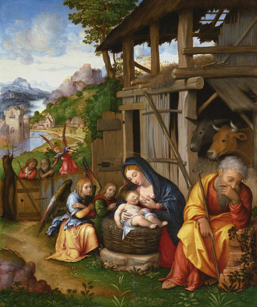 Nativity van Lorenzo Leonbruno