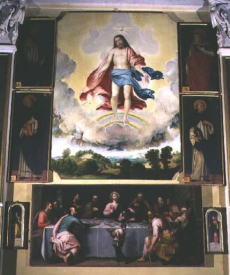 The Holy Trinity van Lorenzo Lotto