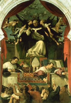 Lorenzo Lotto, Almosenverteilung Antonii