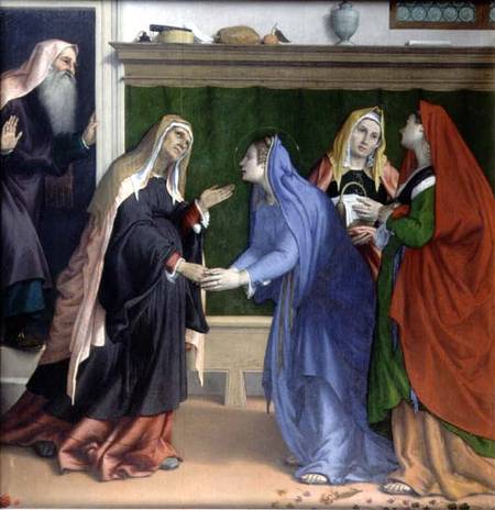 The Visitation van Lorenzo Lotto