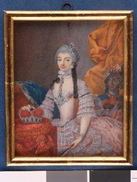 Bildnis einer Fürstin mit Negerpagen