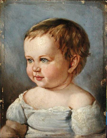 Portrait of a Child van Louis Asher