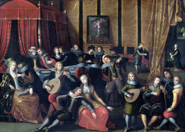The Spanish Concert or, The Gallant Rest van Louis de Caullery