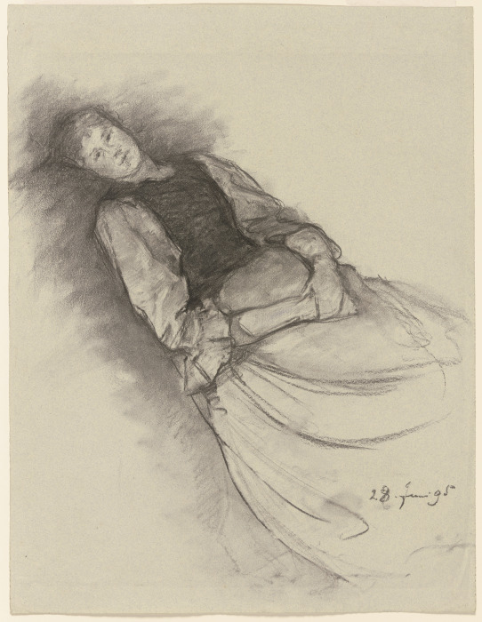 Anna Auer resting van Louis Eysen