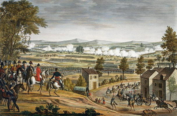 The Battle of Lutzen, 2 May 1813, engraved by Edme Bovinet (1767-1832) (aquatint) van Louis Francois Couche