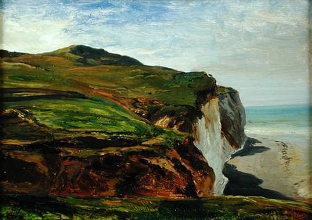 Cliffs van Louis Gabriel Eugène Isabey