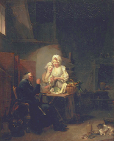 Der alte Seelsorger. van Louis-Léopold Boilly
