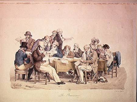 The Newspapers van Louis-Léopold Boilly