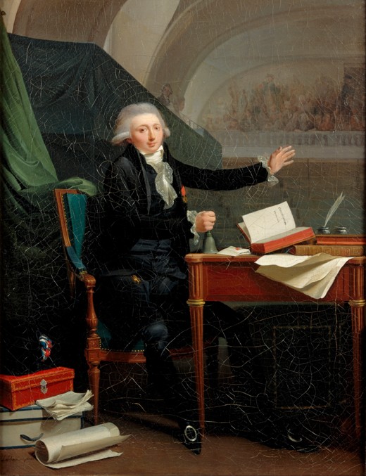Portrait of Jan Anthony d'Averhoult (1756-1792) van Louis-Léopold Boilly