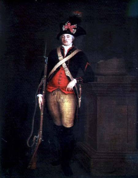 Portrait of Louis-Philippe-Joseph d'Orleans (1747-93) van Louis-Léopold Boilly