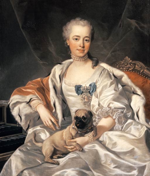 Princess Ekaterina Golitsyna (1720-91) van Louis Michel van Loo