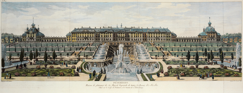 Peterhof Palace van Louis-Nicolas de Lespinasse