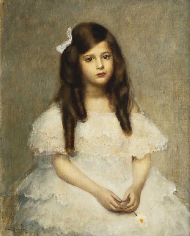 Porträt eines Mädchens van Louis Picard