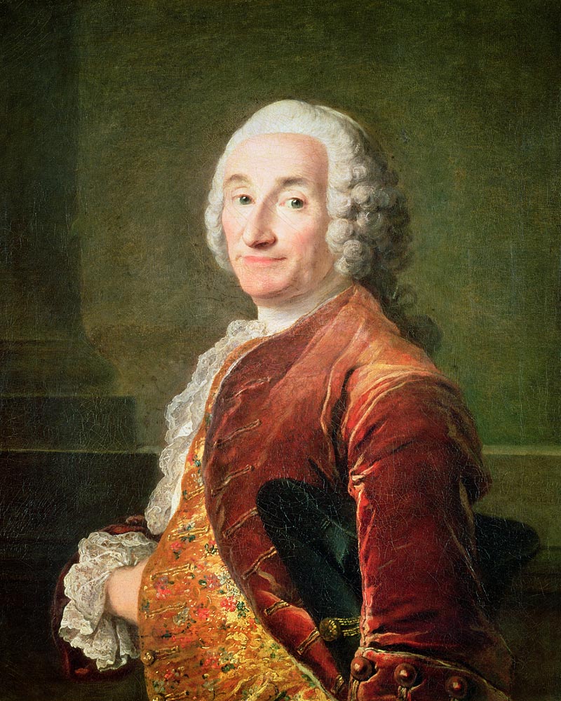 Louis Francois Armand de Vignerot du Plessis (1696-1788) Duke of Richelieu van Louis Tocqué