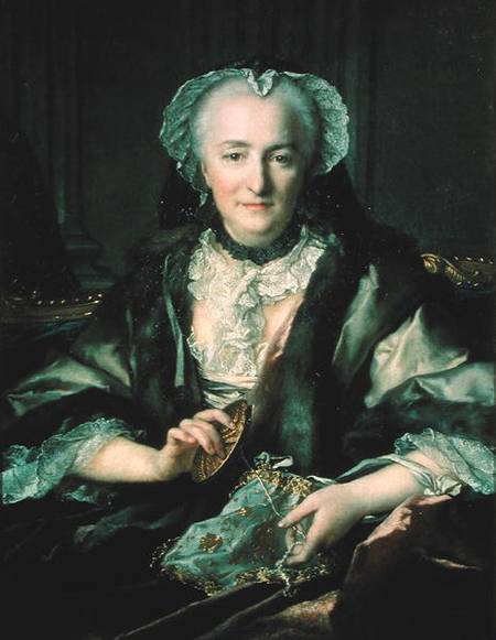 Portrait of Madame Dange van Louis Tocqué