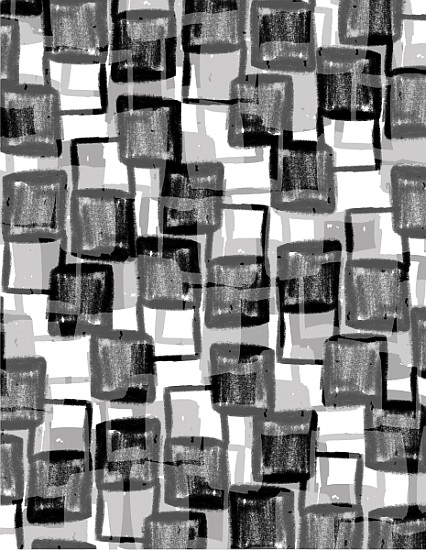 Monochrome Squares van  Louisa  Hereford