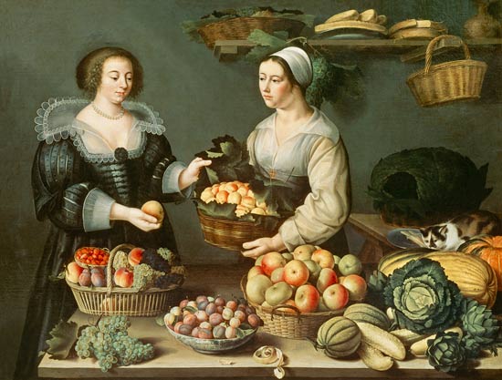 The Fruit and Vegetable Seller van Louise Moillon