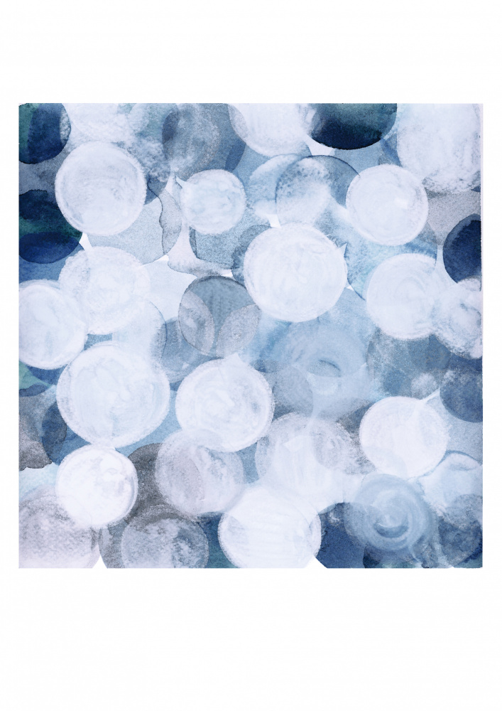 Blue Bubbles van Louise van Terheijden
