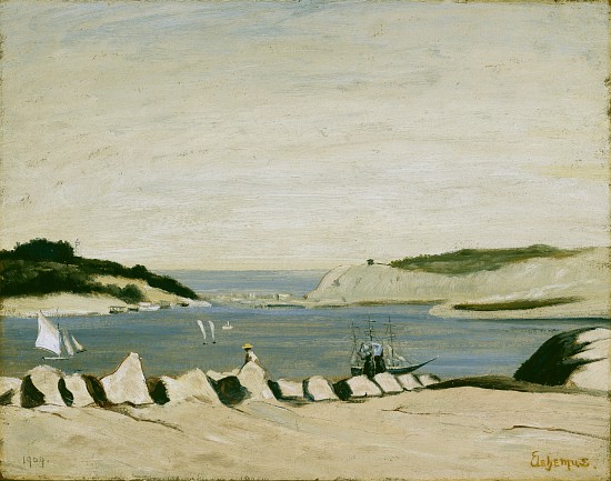 Coast Scene van Louis Michel Eilshemius
