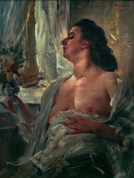 Female semi-nude van Lovis Corinth