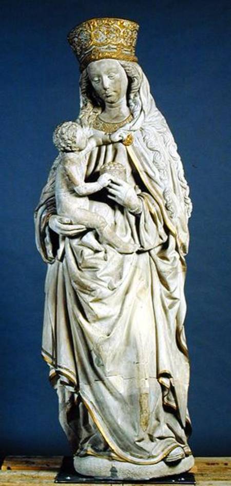The Mother of God with the Infant Christ van Lubeck or Westphalian Workshop